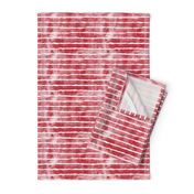 distressed dark red stripes