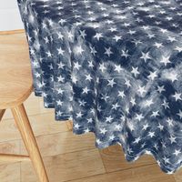 distressed stars on navy