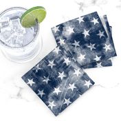 distressed stars on navy