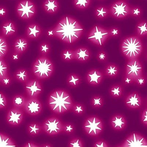 Glowing Pink Stars