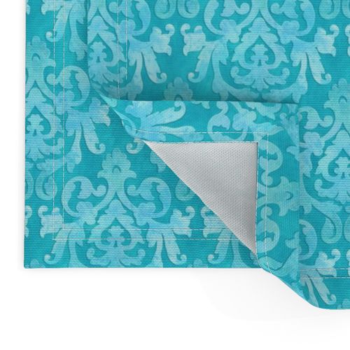 Aqua Damask X-Small