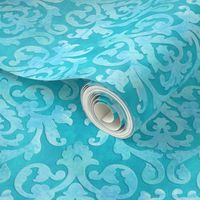 Aqua Damask Medium