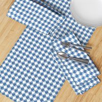 dark blue and white houndstooth | medium