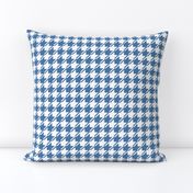 dark blue and white houndstooth | medium