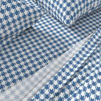 dark blue and white houndstooth | medium