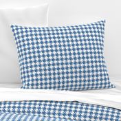 dark blue and white houndstooth | medium