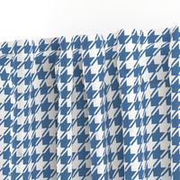 dark blue and white houndstooth | medium