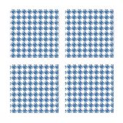 dark blue and white houndstooth | medium