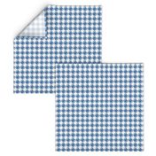 dark blue and white houndstooth | medium