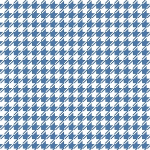 dark blue and white houndstooth | medium