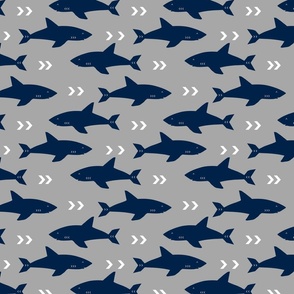 grey and navy shark fabric sharks fabric nautical baby nursery