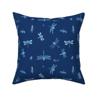 Dragonflies Indigo Blue