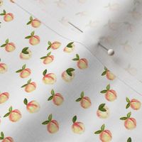 (micro print) watercolor peaches