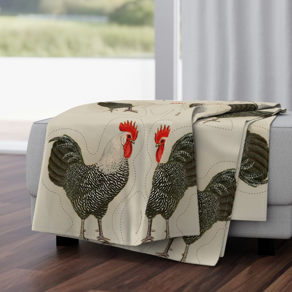 rooster pillow 