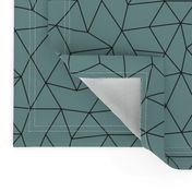 Abstract basic geometric triangle raster trend smoke blue