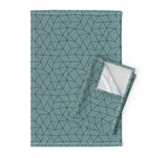 Abstract basic geometric triangle raster trend smoke blue