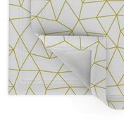 Abstract basic geometric triangle raster trend ochre mustard yellow