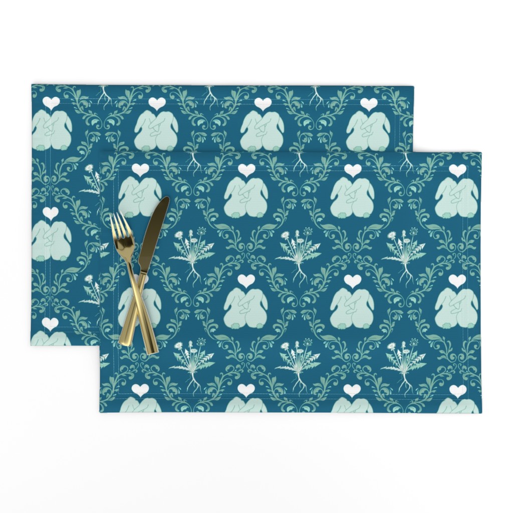 bunny love teal medium