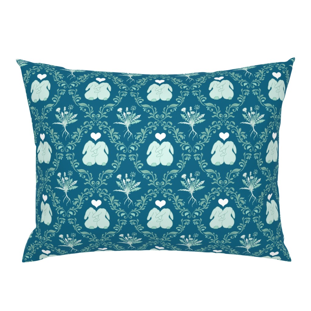 bunny love teal medium