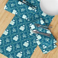 bunny love teal medium