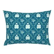 bunny love teal medium