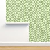 Avocado Green and white chevron