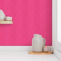 Herringbone Pink // pink chevron