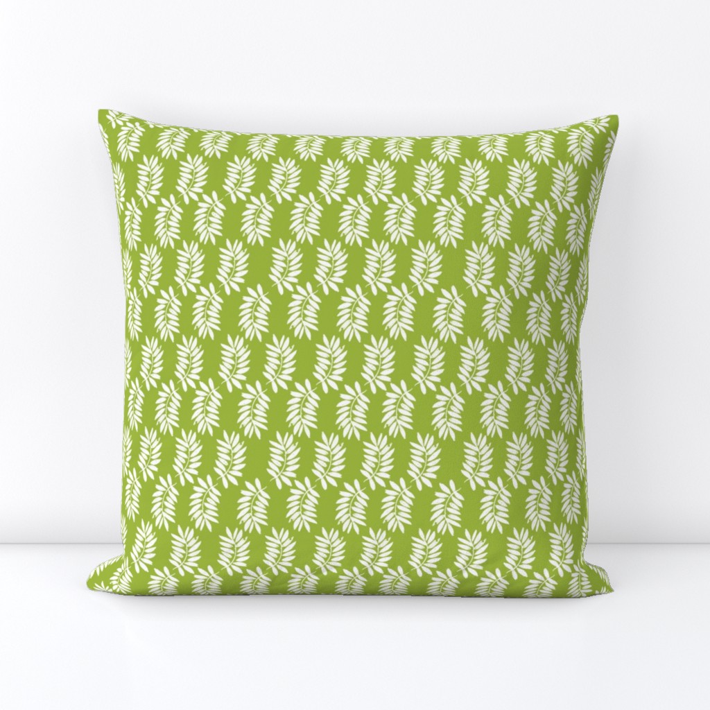 palms fabric // palm leaf tropical leaves fabric tropical fabric - lime green