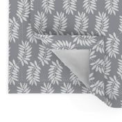 palms fabric // palm leaf tropical leaves fabric tropical fabric - grey