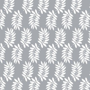 palms fabric // palm leaf tropical leaves fabric tropical fabric - grey