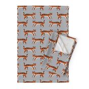 tiger fabric // tigers animals safari fabric - orange tigers