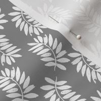 palms fabric // palm leaf tropical leaves fabric tropical fabric - grey