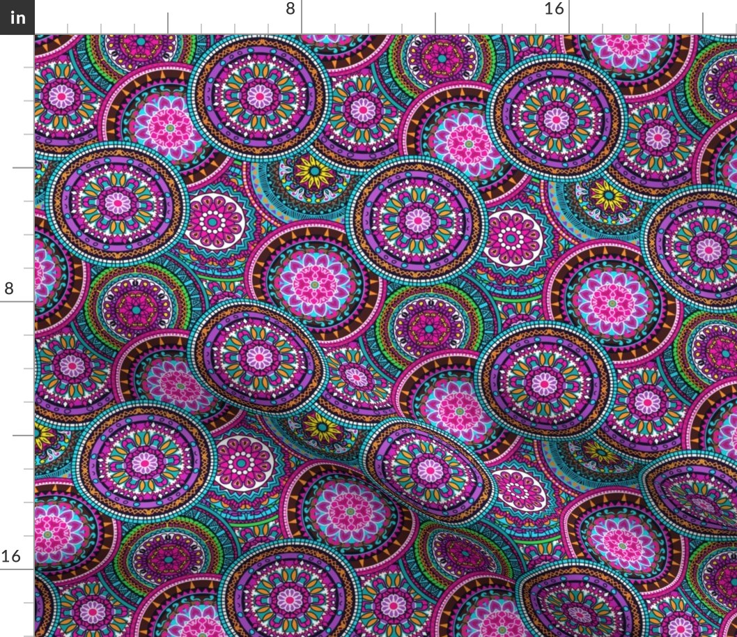 Bright Bohemian Boho Hippy Chic Pattern