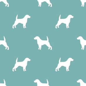 Beagle Silhouette basic dog breed fabric gulf