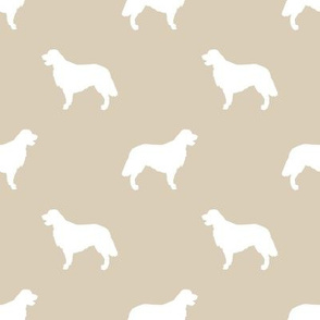 Golden Retriever silhouette dog breed fabric sand