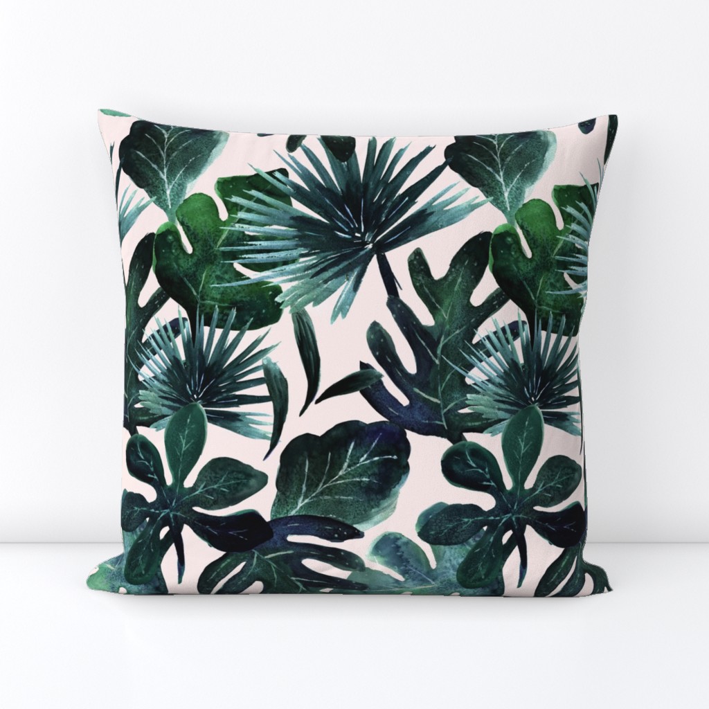 tropical Leaves Blush