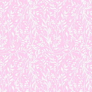 TANGLED White on Pink