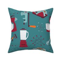 Retro Kitchen Appliances - Blue - Cranberry - Retro - Large