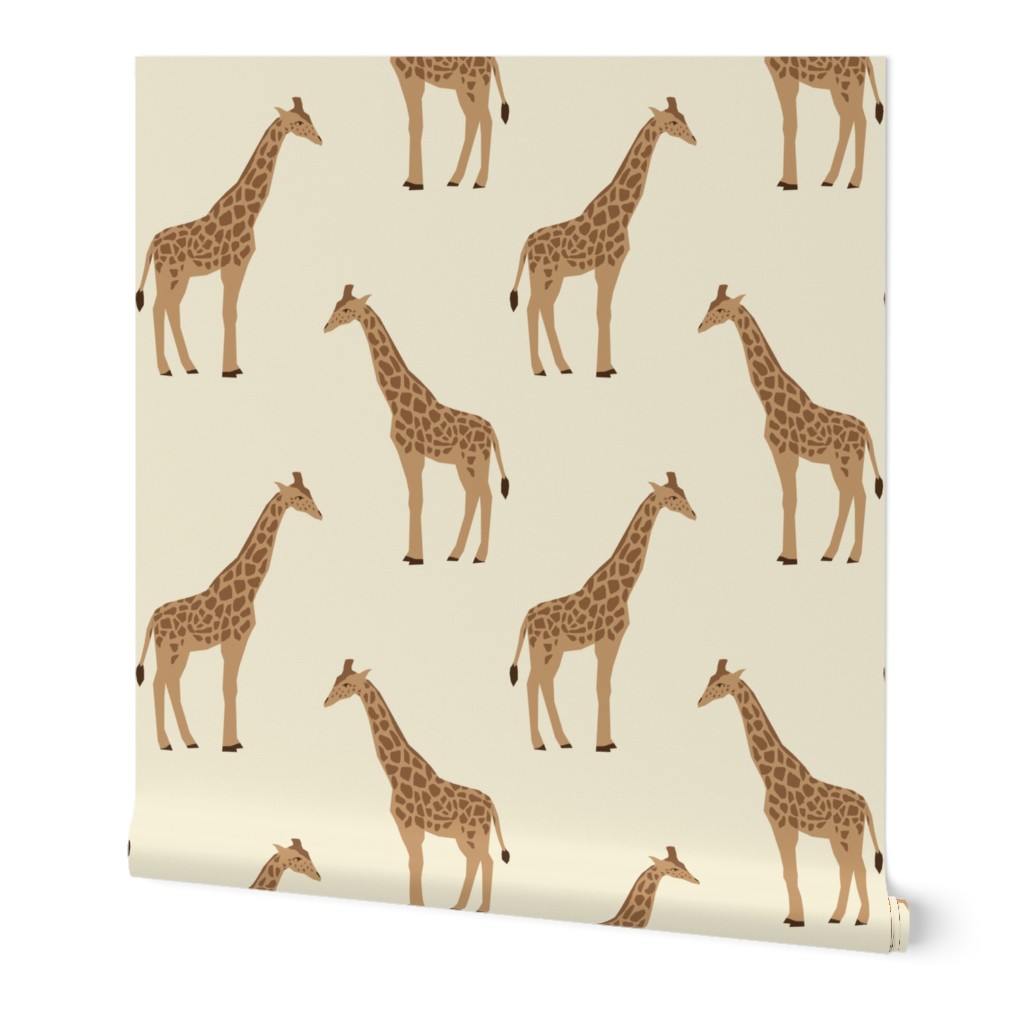 giraffe fabric safari animals nursery fabric baby nursery neutral