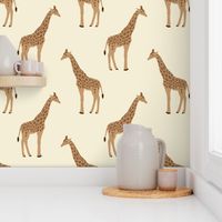 giraffe fabric safari animals nursery fabric baby nursery neutral