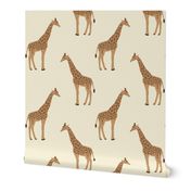 giraffe fabric safari animals nursery fabric baby nursery neutral