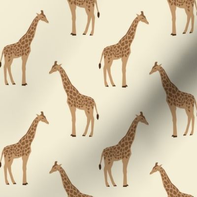 giraffe fabric safari animals nursery fabric baby nursery neutral