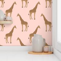 giraffe fabric safari animals nursery fabric baby nursery neutral