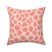 giraffe spot fabric blush nursery safari animals design