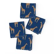 giraffe fabric safari animals nursery fabric baby nursery navy