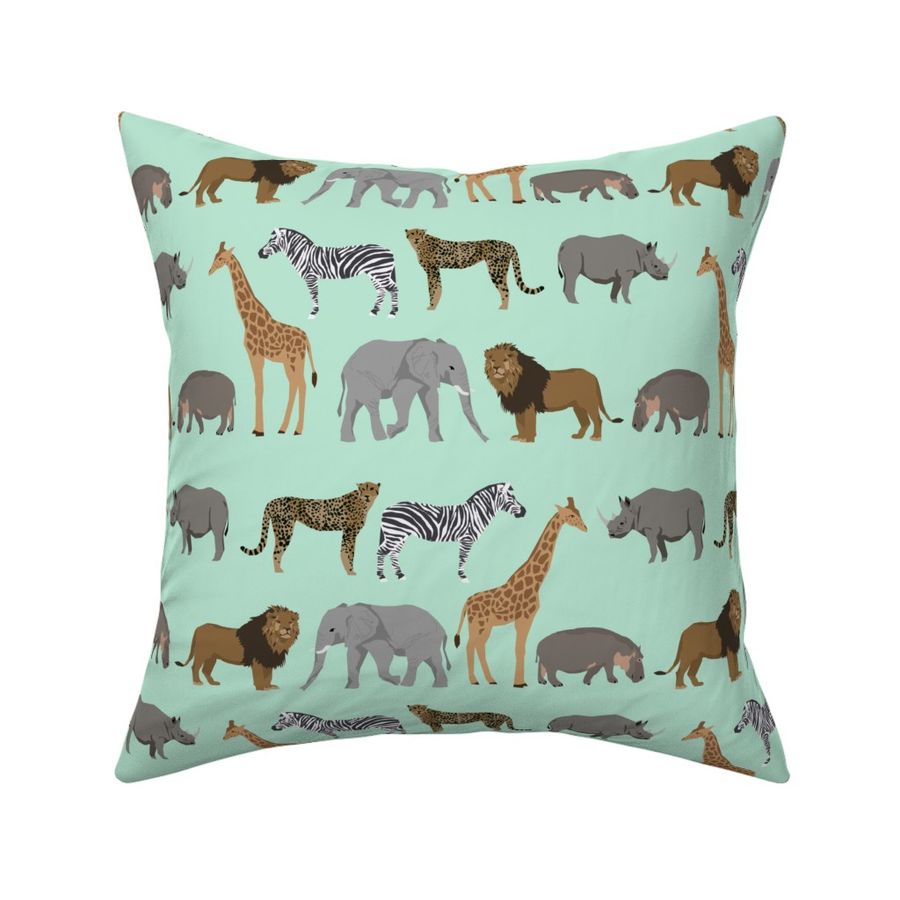 safari animals fabric safari nursery - Spoonflower