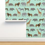 safari animals fabric safari nursery design mint nursery