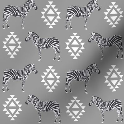 zebra fabric safari animals fabric nursery baby design grey