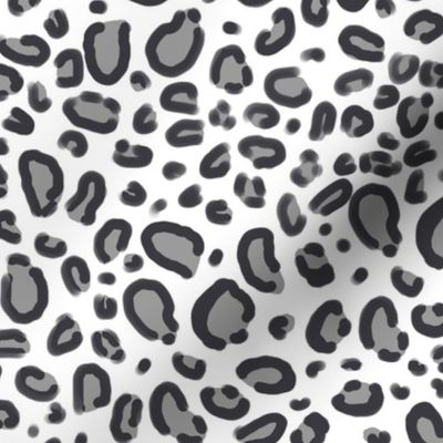 leopard print fabric safari animals nursery fabric baby design grey