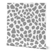 giraffe spot fabric grey nursery safari animals design